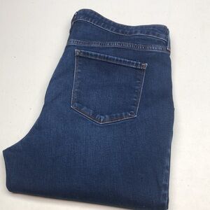 LIKE NEW OLD NAVY KICKER BOOTCUT MID-RISE JEANS 18/34x32 ⭐️